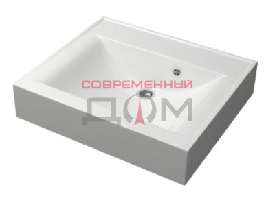 Раковина AQUADREAM "Шерри" V3 D1 сигн.бел,, 48,5см х 58см х 13см + кронштейн (компл.2шт)
